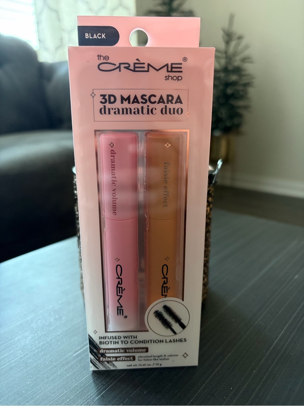 the CRÈME Shop 3D Mascara Dramatic Duo—Dramatic Volume & False Effect